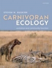 Image for Carnivoran ecology  : the evolution and function of communities