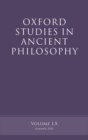 Image for Oxford studies in ancient philosophyVolume 60