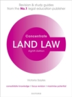 Image for Land law concentrate  : law revision and study guide
