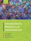 Image for Introduction to mechanics of solid materials
