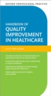 Image for Handbook of quality improvement in healthcare