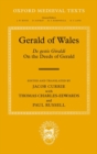 Image for Gerald of Wales  : on the deeds of Gerald, De gestis Giraldi