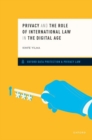 Image for Privacy and the role of international law in the digital age
