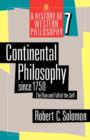 Image for Continental Philosophy since 1750