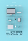 Image for Information technology law  : the law and society