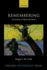 Image for Remembering  : an activity of mind and brain