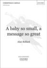 Image for A baby so small, a message so great
