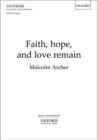 Image for Faith, hope, and love remain