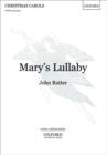 Image for Mary&#39;s Lullaby : SATB Vocal Score