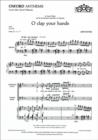 Image for O clap your hands : Vocal score