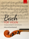 Image for Bach for Violin : 14 pieces arranged for violin and piano