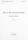 Image for This is the record of John