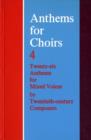Image for Anthems for Choirs 4