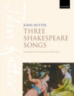 Image for Three Shakespeare Songs