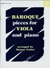 Image for Baroque Pieces for Viola and Piano