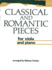 Image for Classical and Romantic Pieces for Viola