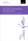 Image for Fur die Schonheit in der Welt (For the beauty of the earth)