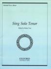 Image for Sing solo tenor