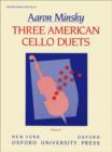 Image for Three American Cello Duets