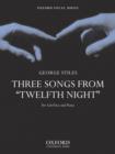 Image for Three Songs from &#39;Twelfth Night&#39;