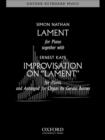 Image for Improvisation on &#39;Lament&#39;
