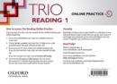Image for Trio Reading: Level 1: Online Practice Student Access Card
