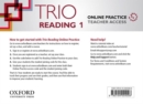 Image for Trio Reading: Level 1: Online Practice Teacher Access Card