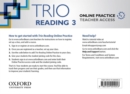Image for Trio Reading: Level 3: Online Practice Teacher Access Card