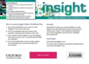 Image for insight: Upper-Intermediate: Online Workbook Plus - Card with Access Code