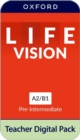 Image for Life Vision: Pre-Intermediate: Teacher&#39;s Digital Pack : 4 years&#39; access to Teacher&#39;s Guide (PDF), Classroom Presentation Tools, Online Practice, Teacher Resources, and Assessment