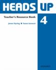 Image for Heads up: Teacher&#39;s resource book 4