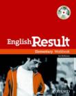 Image for English Result: Elementary: Workbook with Answer Booklet and MultiROM Pack