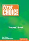 Image for First Choice: Teacher&#39;s Book