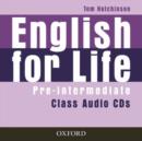 Image for English for Life: Pre-intermediate: Class Audio CDs
