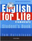 Image for English for Life: Elementary: Student&#39;s Book with MultiROM Pack