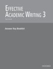 Image for Effective Academic Writing : 3 : Answer Key
