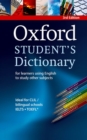 Image for Oxford student&#39;s dictionary  : for learners using English to study other subjects