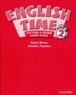 Image for English Time : Level 2 : Picture and Word Card Book