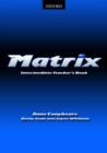 Image for Matrix: Intermediate: Teacher&#39;s Book