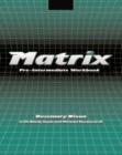 Image for Matrix Pre-Intermediate: Workbook : Pre-intermediate level : Workbook