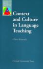 Image for Context and Culture in Language Teaching