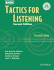 Image for Tactics for Listening: Basic Tactics for Listening: Teacher&#39;s Book with Audio CD