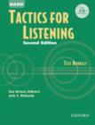 Image for Tactics for Listening: Basic Tactics for Listening: Test Booklet with Audio CD