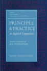 Image for Principle and Practice in Applied Linguistics : Studies in Honour of H. G. Widdowson