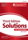 Image for Solutions: Pre-Intermediate: Teacher&#39;s Pack