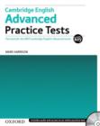 Image for Cambridge English advanced practice tests  : five tests for the Cambridge English advanced exam