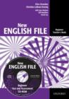Image for New English File: Beginner: Teacher&#39;s Book with Test and Assessment CD-ROM : Six-level general English course for adults