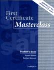 Image for First Certificate masterclass: Student&#39;s book