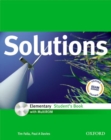 Image for Solutions Elementary: Student&#39;s Book with MultiROM Pack