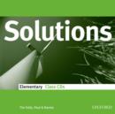 Image for Solutions Elementary: Class Audio CDs (3)